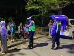 Polres Lombok Barat Sisir Jalur Bypass BIL 1 Malam Hari, Cegah Balap Liar dan Aksi Kriminalitas 3C
