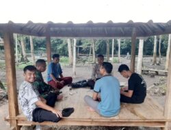BHABINKAMTIBMAS DESA KADINDI DORONG MASYARAKAT MANFAATKAN PEKARANGAN UNTUK KETAHANAN PANGAN