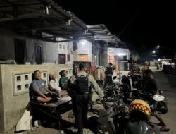 UNIT PATMOR SAT SAMAPTA POLRES DOMPU INTENSIFKAN PATROLI MALAM DAN HIMBAUAN KAMTIBMAS