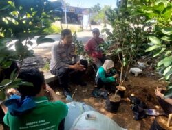 Polsek Labuapi Ajak Warga Manfaatkan Lahan Pekarangan