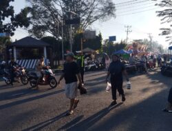 SAT LANTAS POLRES DOMPU LAKSANAKAN PENGAMANAN CAR FREE DAY, WUJUDKAN KAMSELTIBCARKLANTAS YANG AMAN DAN KONDUSIF