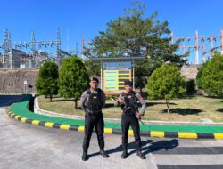 Unit Obvit Sat Samapta Polres Bima Kota Laksanakan Pengamanan dan Patroli di Objek Vital Nasional PLTMG Bonto Bima