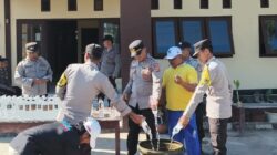 POLSEK KEMPO MUSNAHKAN 98 BOTOL MIRAS HASIL OPERASI, TINDAK LANJUT KASUS PREMANISME DAN PENGERUSAKAN MOBIL