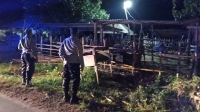 Jaga Kamtibmas, Polsek Sekotong Patroli Kandang Ternak Dini Hari