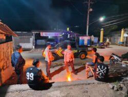 Patroli Strong Point Polsek Asakota Sasar Titik Rawan, Berikan Edukasi Kamtibmas kepada Pemuda