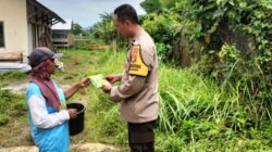Bhabinkamtibmas Labuapi Turun Tangan, Dorong Kemandirian Pangan Keluarga Lewat Pekarangan Bergizi