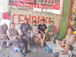 Bhabinkamtibmas Polres Bima Kota dan Babinsa Sosialisasikan Bahaya Narkoba, Miras Oplosan, serta Layanan Call Center 110