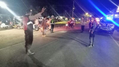 Polsek Sekotong Intensifkan Patroli Malam Jaga Kamtibmas Akhir Pekan