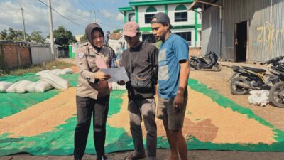 Polmas Polres Bima Kota Intensif Sambang Warga, Sosialisasikan Call Center Polri 110