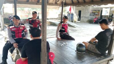 Inovasi KEMOS dan Call Center 110 Disosialisasikan Polres Lombok Barat ke Warga