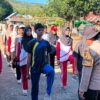 Menyambut HUT RI Ke-81, Polsek Tambora Latih Pasukan Pengibar Bendera Paskibraka