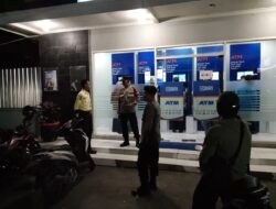 Polsek Praya Gelar Patroli Antisipasi 3C di Kantor BRI Cabang Praya