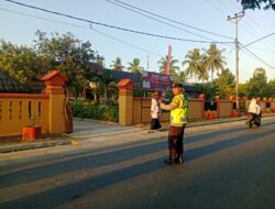 Melalui Rawan Pagi Polsek Brang Rea Wujudkan Pelayanan Humanis bagi Masyarakat