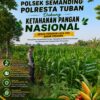 Polri Dukung Astacita, Polsek Semanding Polresta Tuban Turun Cek Tanaman jagung milik Warga di Desa Prunggahan wetan