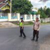 POLRES DOMPU AMANKAN LOMBA GERAK JALAN INDAH TINGKAT SD/MI DAN SMP/MTs SE-KECAMATAN WOJA