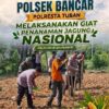 Bhabinkamtibmas Polsek Tuban Dukung Ketahanan Pangan Nasional Melalui Pemanfaatan Lahan Pekarangan
