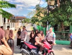 Cegah Tawuran Pelajar, Polsek Asakota Patroli Saat Jam Pulang Sekolah dan Bantu Atur Lalu Lintas