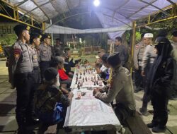 Patroli Presisi Strong Point Polres Bima Kota Sasar Jalan Soekarno-Hatta dan Gajah Mada