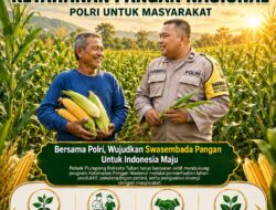 Polsek Plumpang Polresta Tuban Turun Langsung Cek Tanaman Jagung Warga