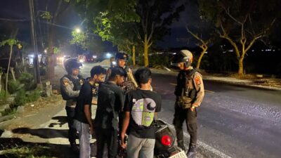 Tekan Ruang Gerak Kriminalitas, Tim Patroli Perintis Presisi Lombok Barat Perketat Kawasan Pemukiman Gerung