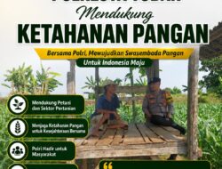 Polsek Tuban Dukung Ketahanan Pangan, Bhabinkamtibmas Sambangi Petani di Lahan Jagung