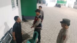 Polsek Pemenang Laksanakan Patroli Objek Vital di Bank NTB Syariah Unit Pemenang