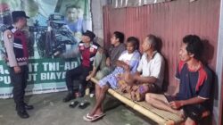 Polsek Pemenang Gelar Patroli Blue Light di Area Pertokoan Alfamart Desa Pemenang Barat