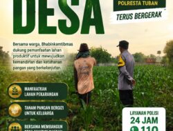 DUKUNG ASTA CITA, POLSEK KEREK POLRESTA TUBAN KOMITMEN KUATKAN KETAHAN PANGAN DI WILAYAHNYA