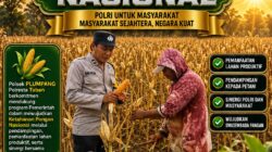 Polsek Plumpang Polresta Tuban Turun Langsung Cek Tanaman Jagung Warga