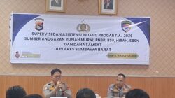 Tingkatkan Akuntabilitas Dan Pengelolaan Anggaran, Polres Sumbawa Barat Gelar Kegiatan Supervisi Dan Asistensi Bidang Progar T.A. 2026