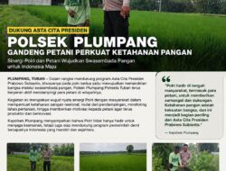 Polsek Plumpang Polresta Tuban Turun Langsung Cek Tanaman Jagung Warga