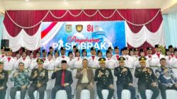 Wakapolres Bima Kota Hadiri Pengukuhan Paskibraka Kota Bima Tahun 2026