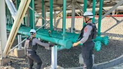 Unit Pamobvit Sat Samapta Polres Bima Kota Perketat Pengamanan Objek Vital PLTMG Bonto Bima