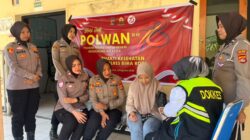 Polwan Polres Bima Kota Gelar Bakti Kesehatan dan Donor Darah Sambut HUT Polwan Ke-78