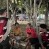 Berikan Keamanan dan Kenyamanan Masyarakat, Polisi Sumbawa Barat Patroli Malam di Taman Tiangnam