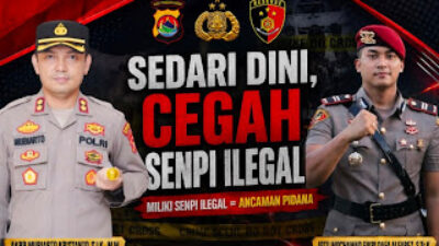 Sedari Dini, Cegah Senpi Ilegal, Polres Bima Kota Imbau Warga Serahkan Sukarela