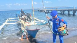 Sat Polairud Polres Dompu Hadir Berikan Pelayanan Humanis kepada Masyarakat Pesisir dan Nelayan