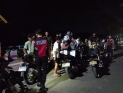 Cegah Gangguan Kamtibmas dan Aksi 3C, Sat Samapta Polres Sumbawa Gelar Patroli KRYD Malam Minggu