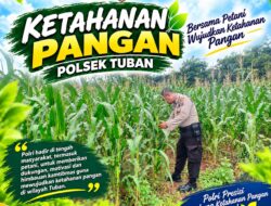 POLSEK TUBAN DUKUNG KETAHANAN PANGAN NASIONAL