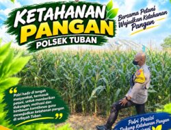 Polsek Tuban Dukung Ketahanan Pangan Nasional melalui Pemantauan Tanaman Jagung