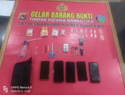 Pengembangan Operasi Penggerebekan Sarang Narkoba: Tim Gabungan Polres Sumbawa dan BNNK Sasar TKP 2 di Uma Sima, 3 Pemuda Ringkus Beserta 12 Poket Sabu
