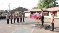 Kapolres Dompu Pimpin Upacara Sertijab Kasat Resnarkoba, Kapolsek Hu’u, Kapolsek Pekat dan Pelantikan Kasat Tahti