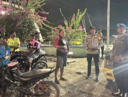 Pamapta I Polres Dompu Pimpin Patroli Malam, Cegah Gangguan Kamtibmas dan Berikan Rasa Aman kepada Masyarakat