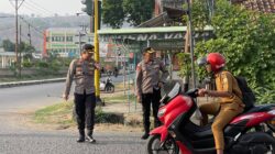 Kapolres Bima Kota Turun Langsung Atur Lalu Lintas Pagi, Pastikan Arus Kendaraan Lancar