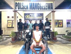 Polsek Manggelewa Bersama URC Polres Dompu Ungkap Kasus Curanmor, Dua Unit Motor Berhasil Diamankan