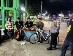 POLSEK WOJA GELAR PATROLI KRYD MALAM HARI, ANTISIPASI GANGGUAN KAMTIBMAS