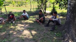 BHABINKAMTIBMAS DESA SONGGAJAH SAMBANGI WARGA, AJAK DUKUNG KETAHANAN PANGAN DAN WASPADA PENIPUAN